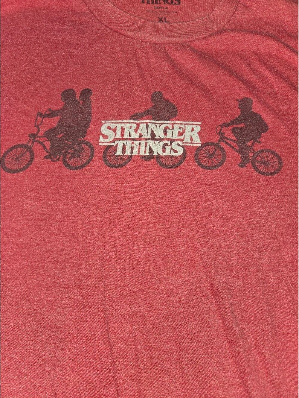 Stranger Things Red Graphic T-Shirt XL